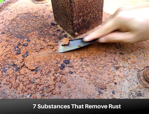 how to get rust off a old metal box|how to get rust out of metal.